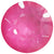 Serinity Crystal Chatons Round Stones (1028 & 1088) Crystal Electric Pink Ignite UNFOILED