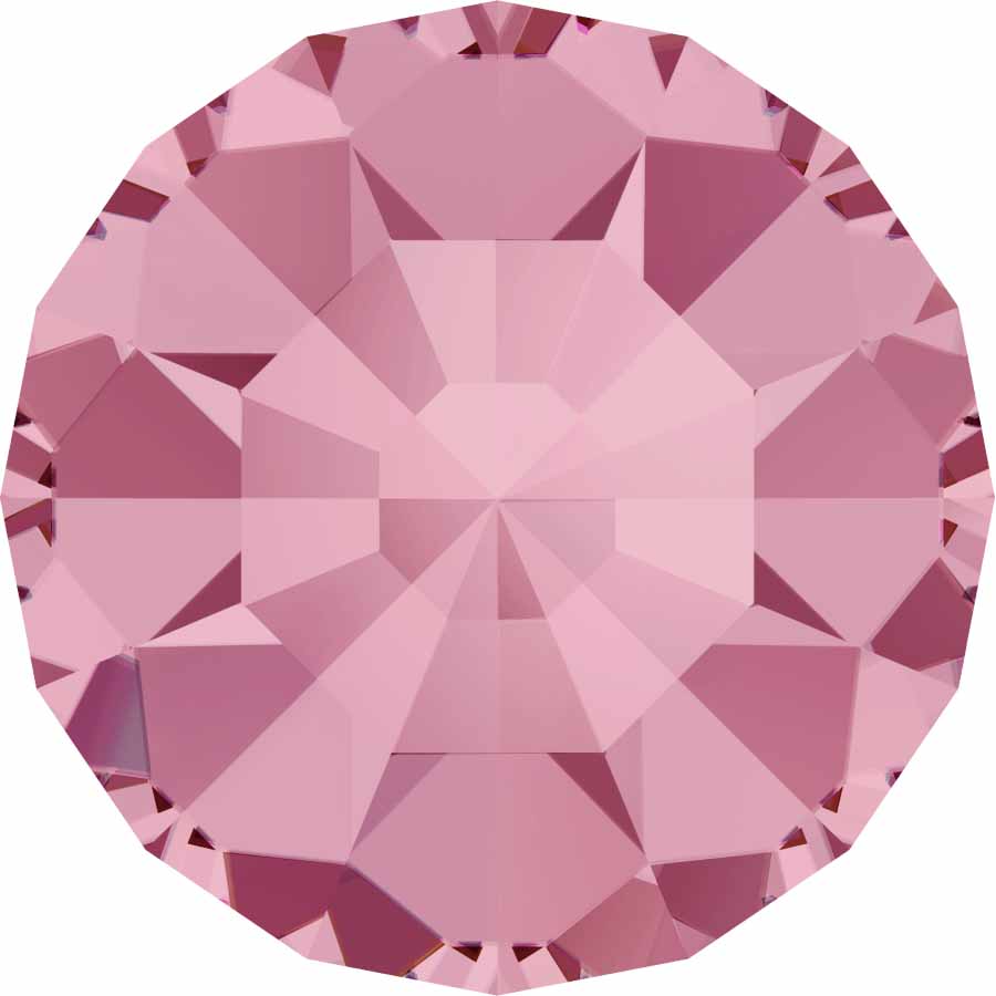 Serinity Crystal Chatons Round Stones Small (1100) Light Rose