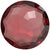 Serinity Crystal Chatons Round Stones Thin (1383) Scarlet Ignite UNFOILED