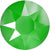 Serinity Hotfix Flat Back Crystals  (2000, 2038 & 2078) Crystal Electric Green