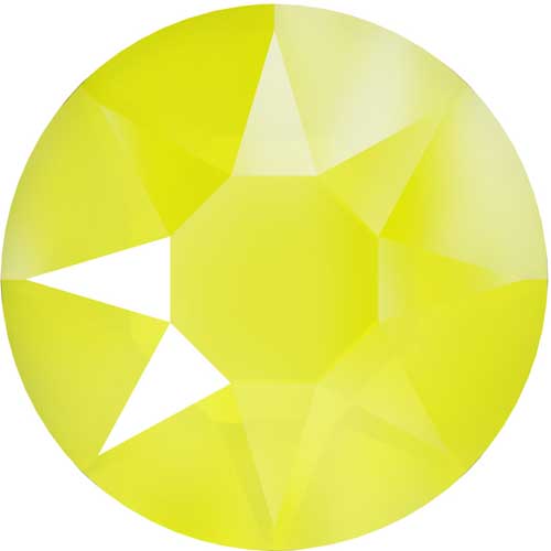 Serinity Hotfix Flat Back Crystals  (2000, 2038 & 2078) Crystal Electric Yellow