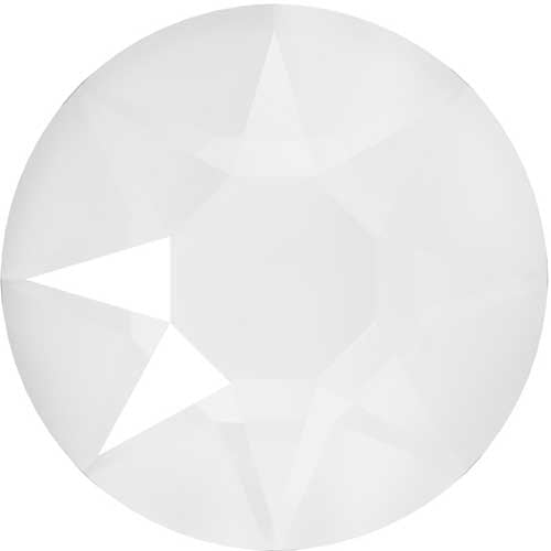 Serinity Hotfix Flat Back Crystals  (2000, 2038 & 2078) Crystal Electric White