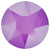 Serinity Hotfix Flat Back Crystals  (2000, 2038 & 2078) Crystal Electric Violet