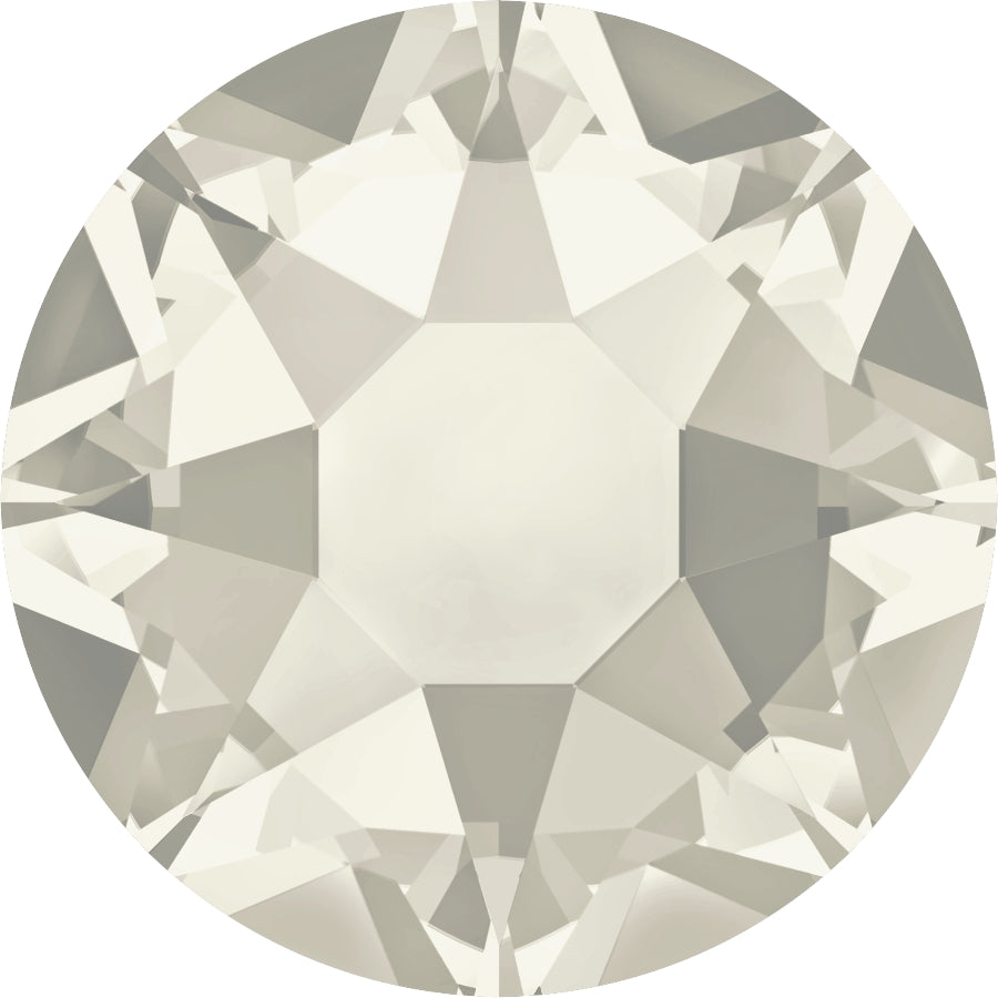 Serinity Hotfix Flat Back Crystals  (2000, 2038 & 2078) Crystal Silver Shade