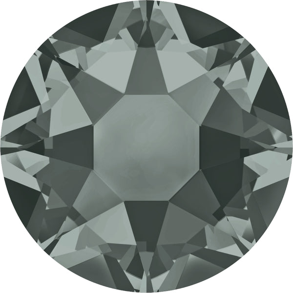 Serinity Hotfix Flat Back Crystals  (2000, 2038 & 2078) Black Diamond