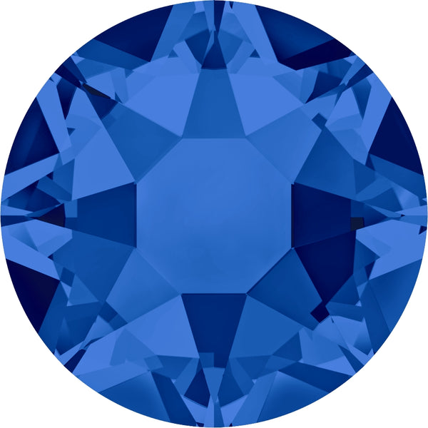 Serinity Hotfix Flat Back Crystals  (2000, 2038 & 2078) Capri Blue