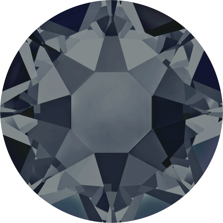 Serinity Hotfix Flat Back Crystals  (2000, 2038 & 2078) Graphite