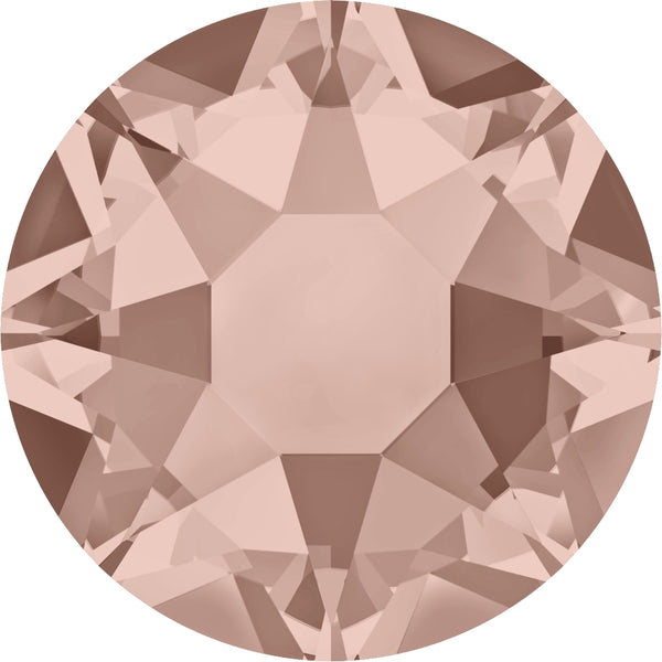 Serinity Hotfix Flat Back Crystals  (2000, 2038 & 2078) Vintage Rose