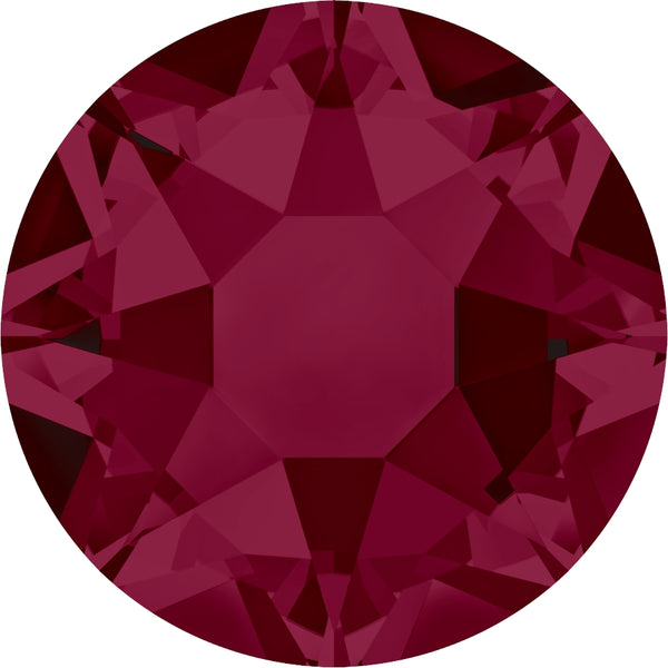 Serinity Hotfix Flat Back Crystals  (2000, 2038 & 2078) Ruby