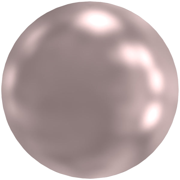Serinity Hotfix Flat Back Crystals  Pearl Cabochon (2080/4) Crystal Rosaline
