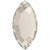 Serinity Hotfix Flat Back Crystals  Navette (2200) Crystal Silver Shade