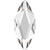 Serinity Hotfix Flat Back Crystals  Marquise (2201) Crystal