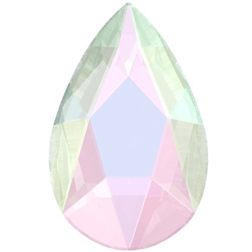Serinity Hotfix Flat Back Crystals  Pear (2303) Crystal AB