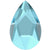 Serinity Rhinestones Non Hotfix Pear (2303) Aquamarine