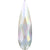 Serinity Hotfix Flat Back Crystals Raindrop (2304) Crystal AB