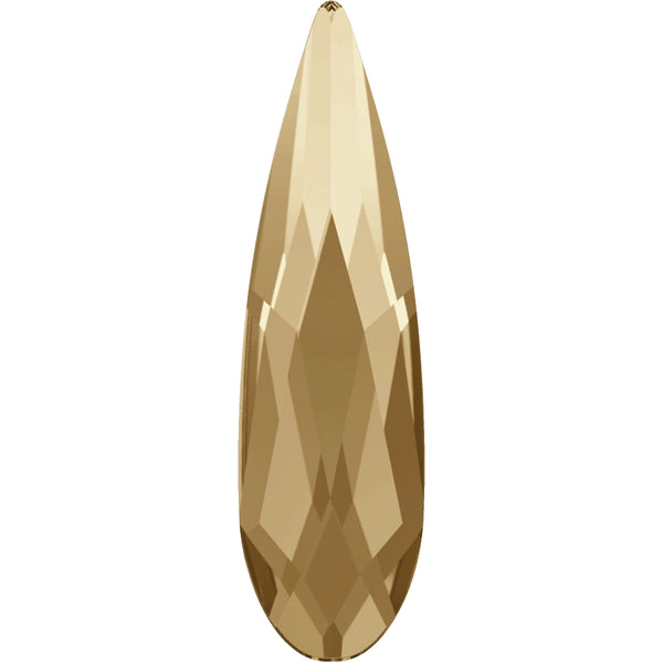 Serinity Rhinestones Non Hotfix Raindrop (2304) Crystal Golden Shadow