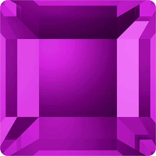 Serinity Hotfix Flat Back Crystals  Square (2400) Amethyst