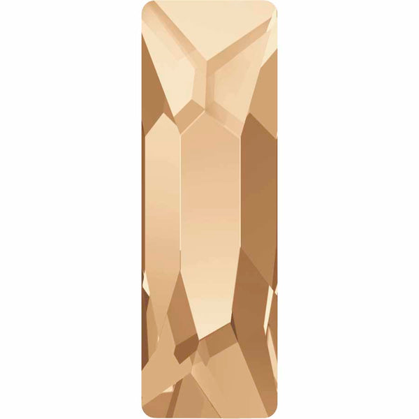 Serinity Hotfix Flat Back Crystals  Cosmic Baguette (2555) Crystal Golden Shadow