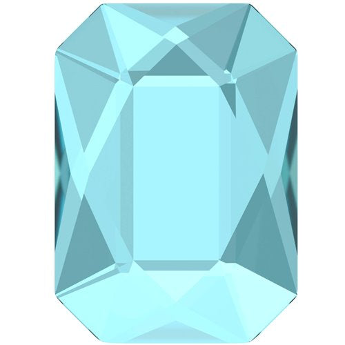 Serinity Rhinestones Non Hotfix Emerald Cut (2602) Aquamarine