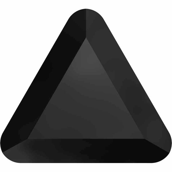 Serinity Hotfix Flat Back Crystals Triangle (2711) Jet