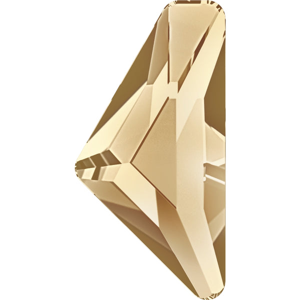 Serinity Rhinestones Non Hotfix Triangle Isosceles (2738) Crystal Golden Shadow