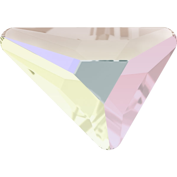 Serinity Hotfix Flat Back Crystals  Triangle Scalene (2739) Crystal AB