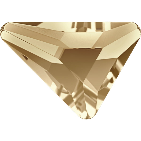 Serinity Rhinestones Non Hotfix Triangle Scalene (2739) Crystal Golden Shadow