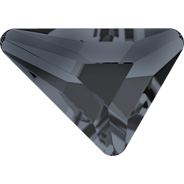 Serinity Hotfix Flat Back Crystals  Triangle Scalene (2739) Crystal Silver Night