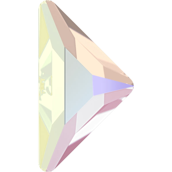 Serinity Hotfix Flat Back Crystals  Triangle Right Angle (2740) Crystal AB