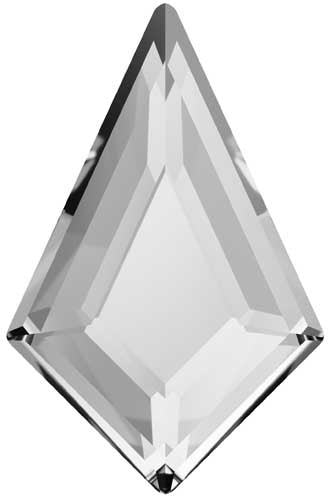 Serinity Hotfix Flat Back Crystals  Kite (2771) Crystal
