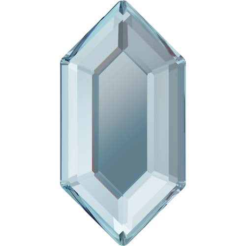 Serinity Rhinestones Non Hotfix Large Hexagon (2776) Aquamarine