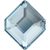 Serinity Rhinestones Non Hotfix Small Hexagon (2777) Aquamarine