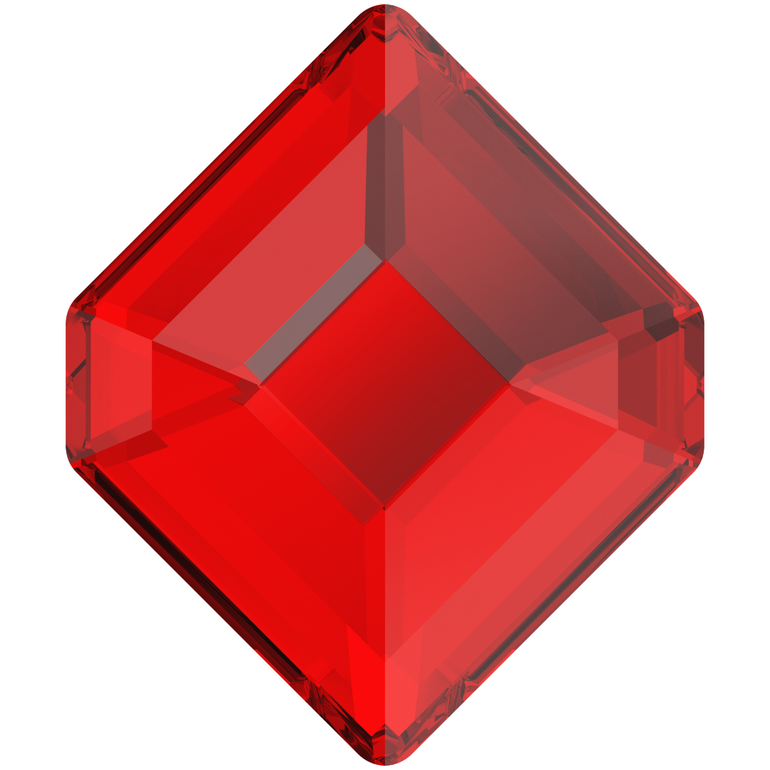 Serinity Hotfix Flat Back Crystals  Small Hexagon (2777) Light Siam