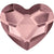 Serinity Rhinestones Non Hotfix Heart (2808) Crystal Antique Pink