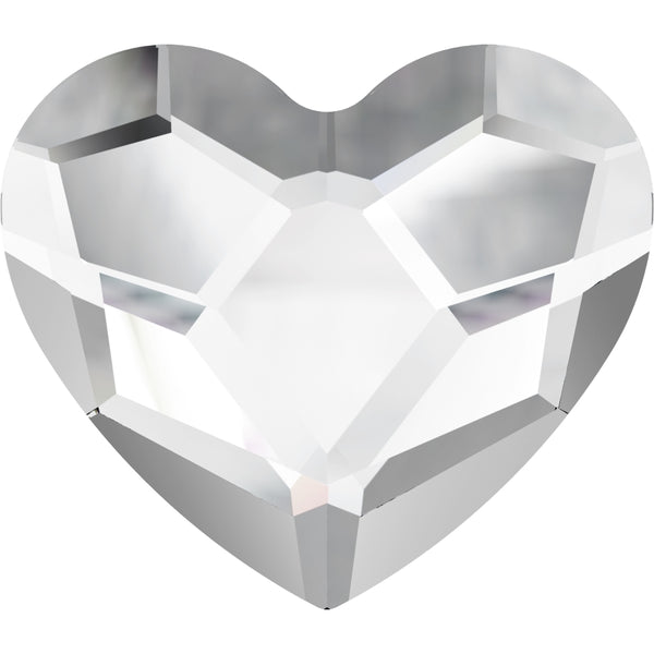 Serinity Hotfix Flat Back Crystals  Heart (2808) Crystal