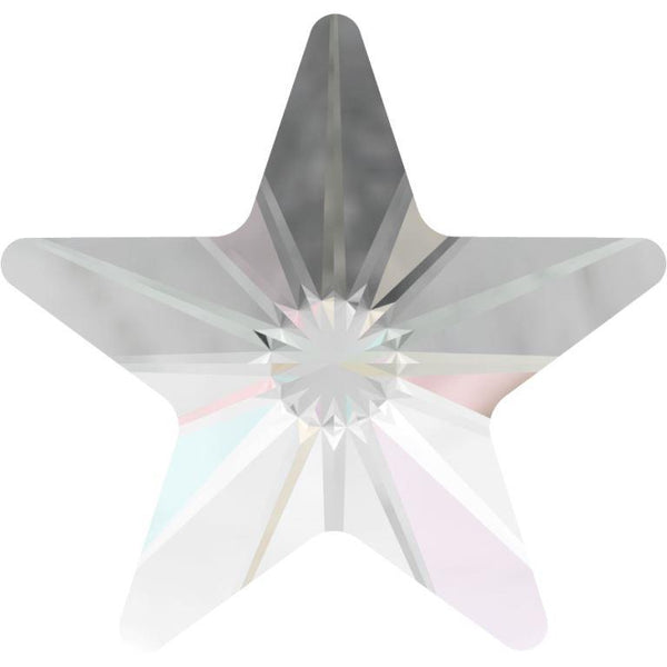 Serinity Hotfix Flat Back Crystals  Rivoli Star (2816) Crystal AB