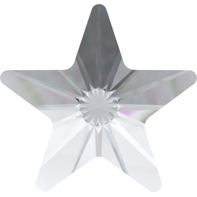 Serinity Hotfix Flat Back Crystals  Rivoli Star (2816) Crystal