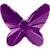 Serinity Rhinestones Non Hotfix Butterfly (2854) Amethyst