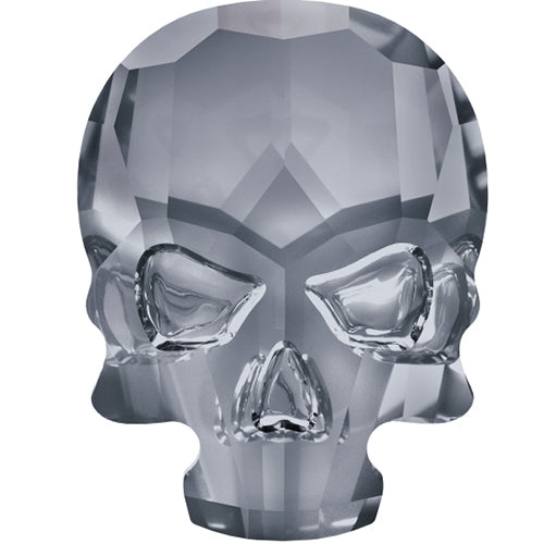 Serinity Rhinestones Non Hotfix Skull (2856) Crystal Silver Night UNFOILED