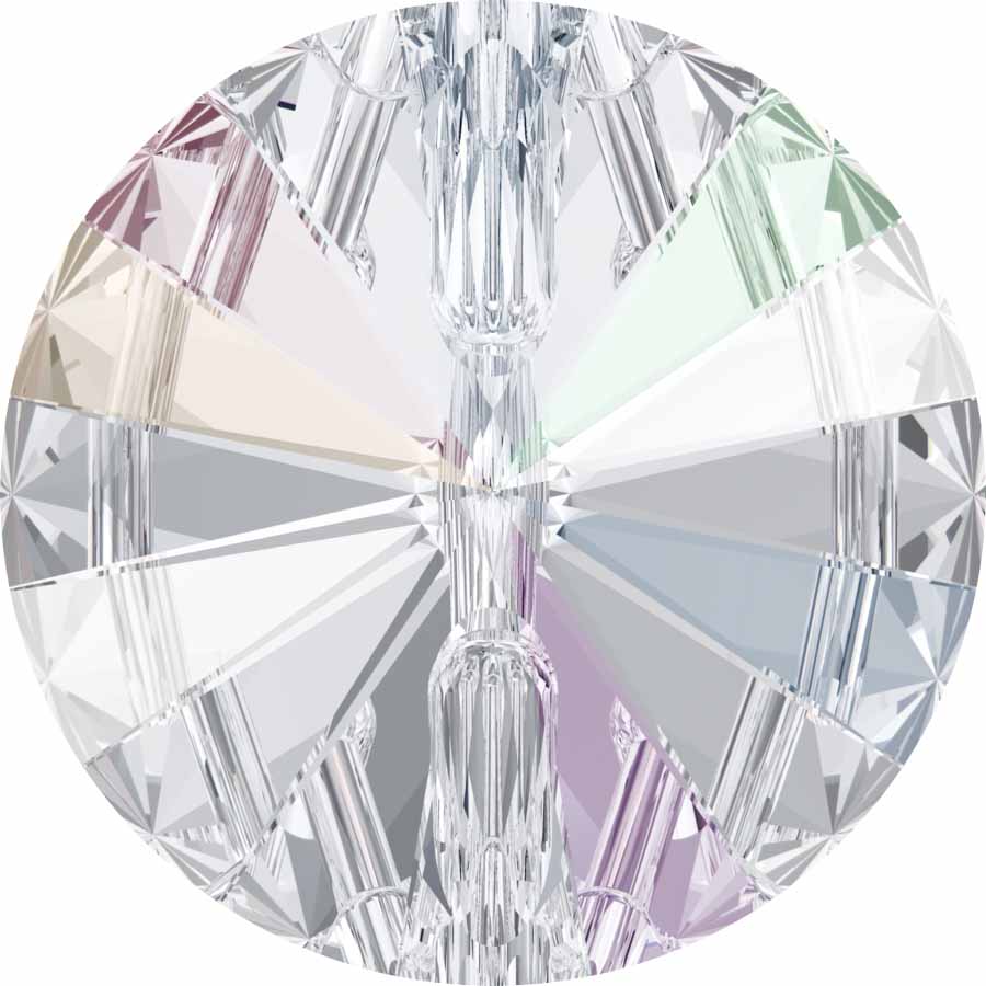 Serinity Crystal Sew On Crystals Rivoli Button (3015) Crystal AB