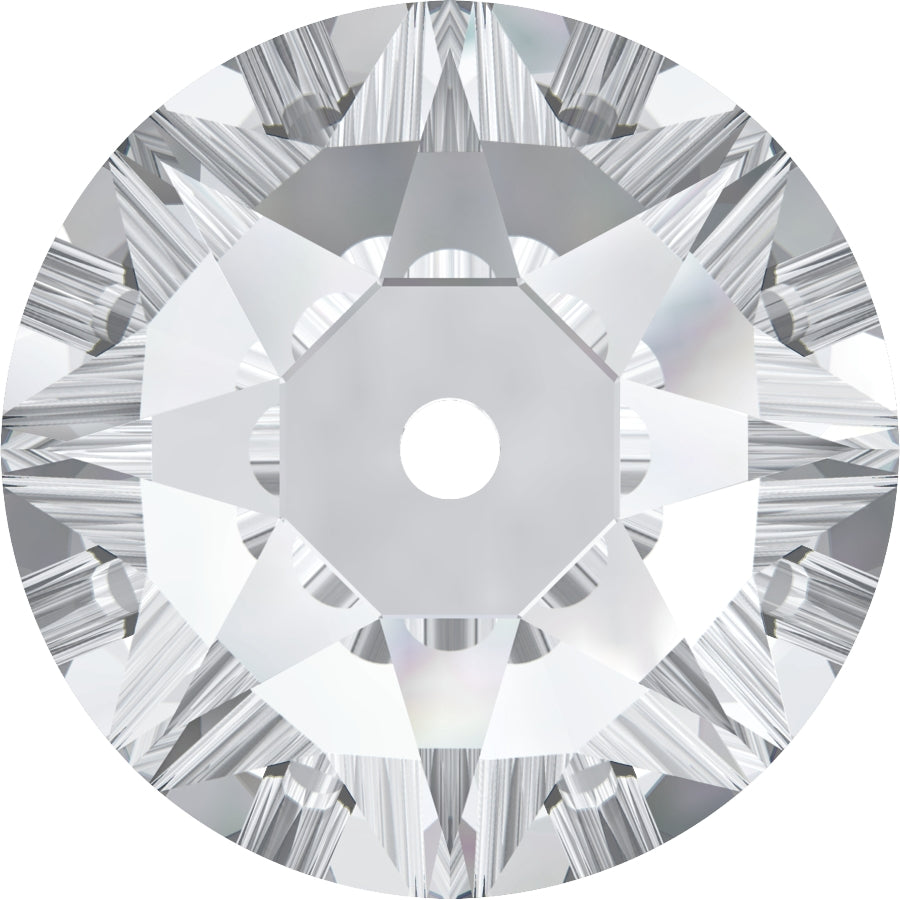 Serinity Crystal Sew On Crystals Round Lochrose (3188) Crystal