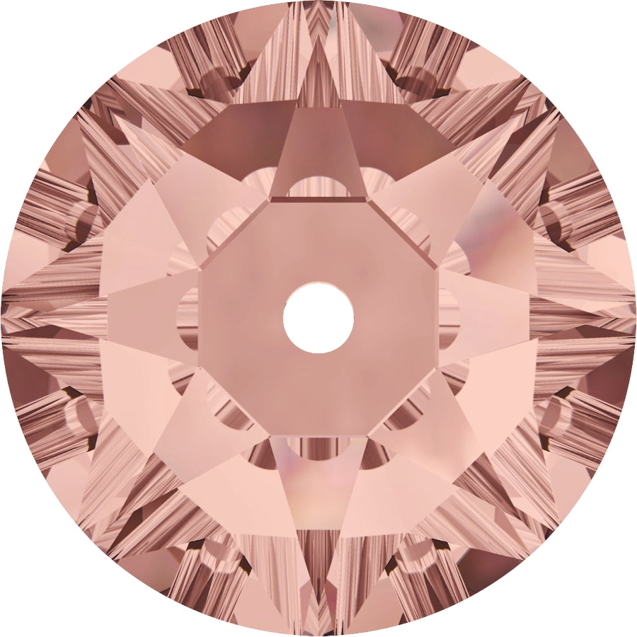 Serinity Crystal Sew On Crystals Round Lochrose (3188) Blush Rose