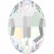 Serinity Crystal Sew On Crystals Oval (3210) Crystal AB