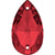 Serinity Crystal Sew On Crystals Peardrop (3230) Scarlet