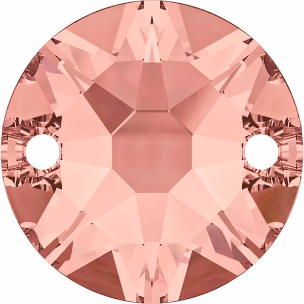 Serinity Crystal Sew On Crystals Round (3288) Blush Rose