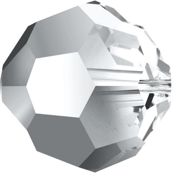 Serinity Crystal Round (5000) Beads Crystal Light Chrome