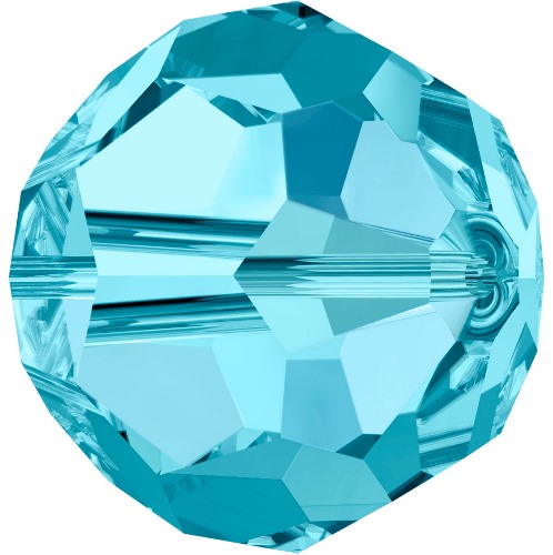 Serinity Crystal Round (5000) Beads Aquamarine