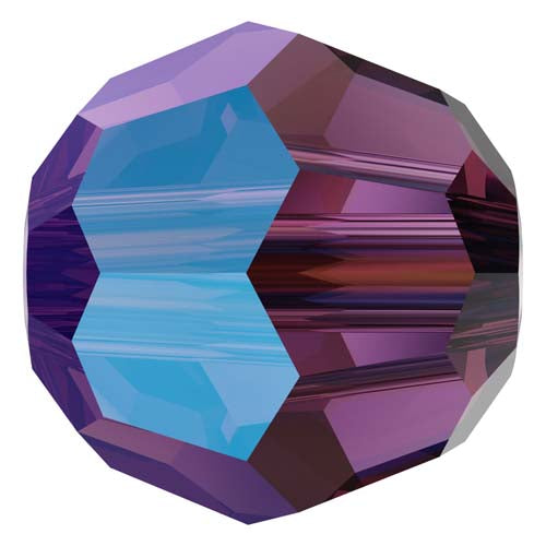 Serinity Crystal Round (5000) Beads Amethyst Shimmer