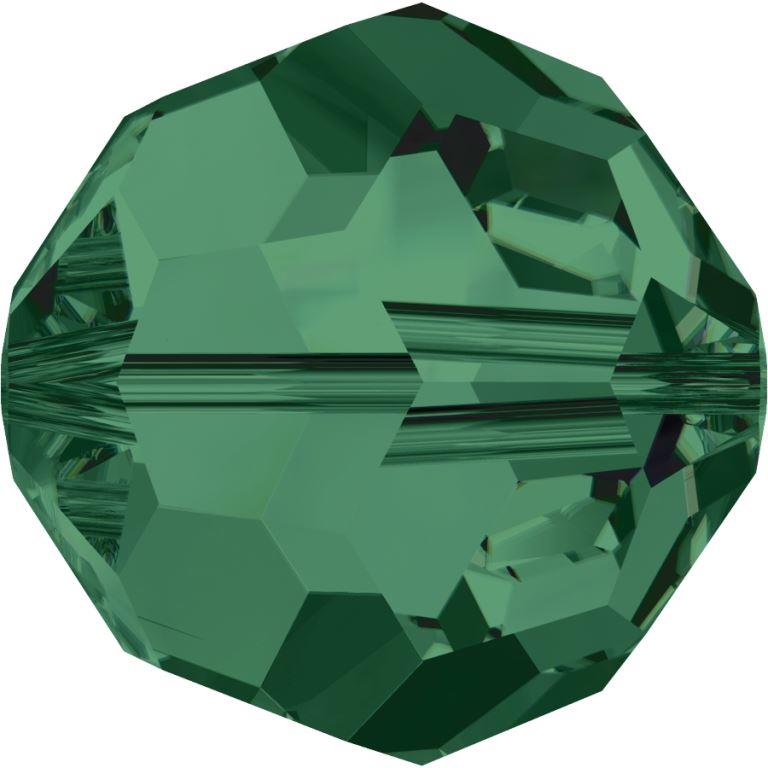Serinity Crystal Round (5000) Beads Emerald