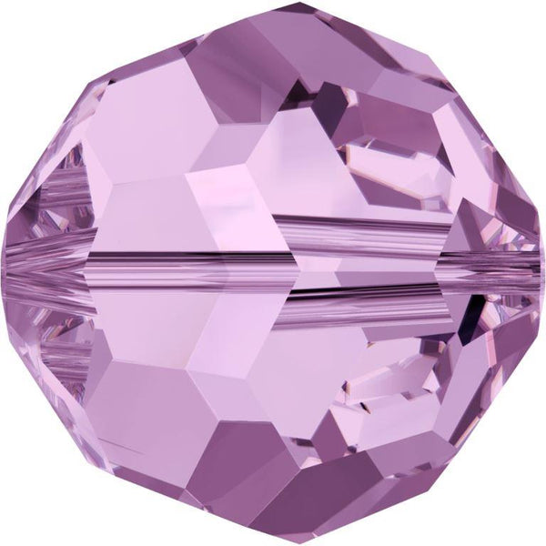 Serinity Crystal Round (5000) Beads Light Amethyst